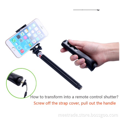 Monopod bluetooth selfie stick zoom function outdoor photo kit travel essential